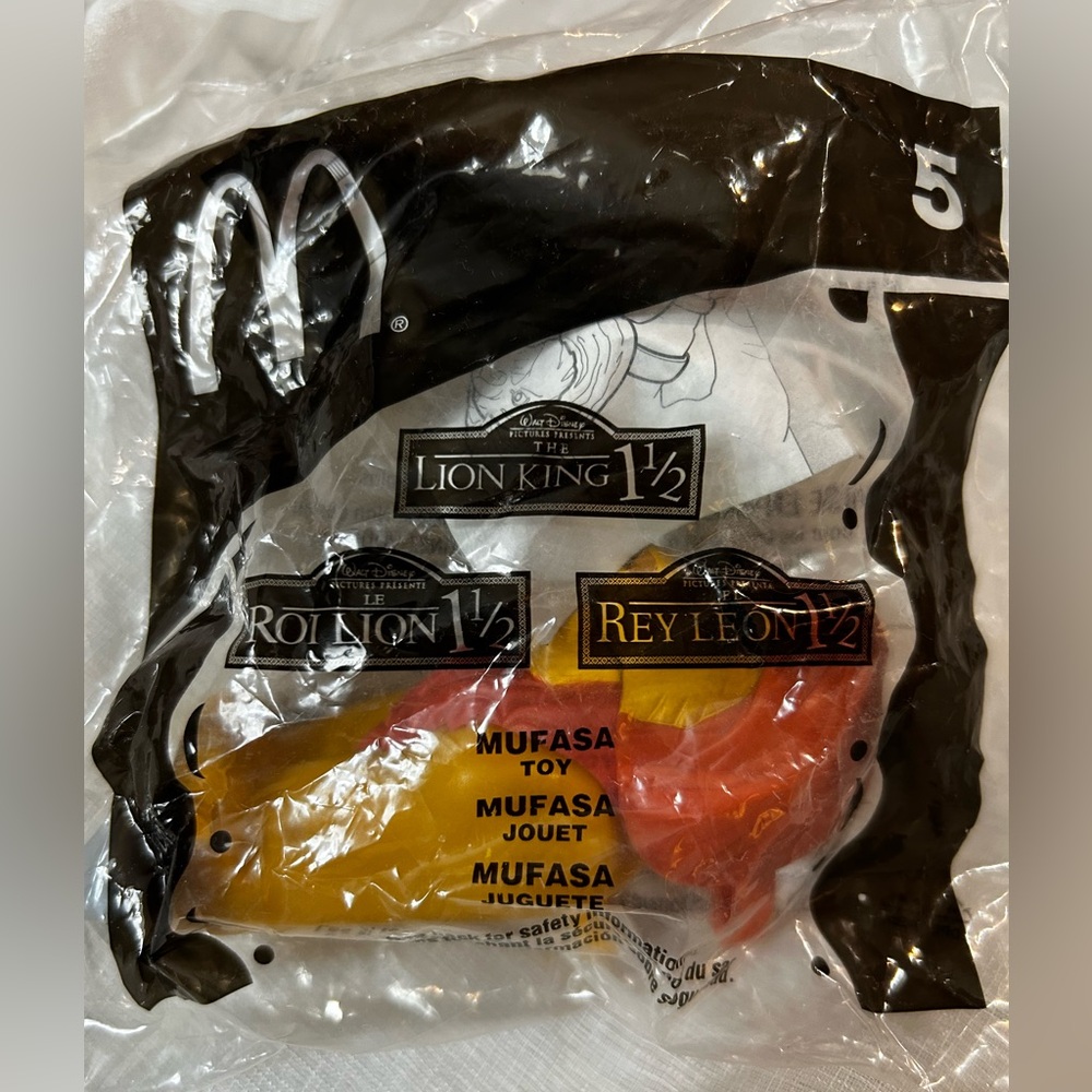 McDonald's Happy Meal toy, Lion King Mufasa